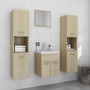 Sonoma Oak Engineered Wood Bathroom Furniture Set by , Bathroom furniture - Ref: Foro24-3071039, Price: 177,74 €, Discount: %