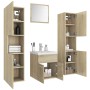 Sonoma Oak Engineered Wood Bathroom Furniture Set by , Bathroom furniture - Ref: Foro24-3071039, Price: 177,74 €, Discount: %