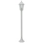 Farolas de jardín aluminio blancas E27 110 cm 6 unidades de , Iluminación de exterior - Ref: Foro24-44215, Precio: 158,22 €, ...