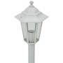 Farolas de jardín aluminio blancas E27 110 cm 6 unidades de , Iluminación de exterior - Ref: Foro24-44215, Precio: 158,22 €, ...