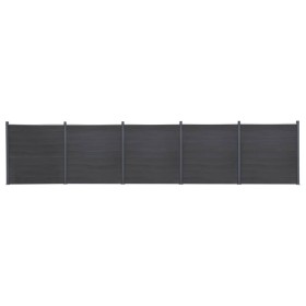 Gray WPC Fence Panel Set 872x186 cm by , fence panels - Ref: Foro24-3211835, Price: 1,00 €, Discount: %