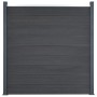 Juego de paneles de valla WPC gris 872x186 cm de , Paneles de vallas - Ref: Foro24-3211835, Precio: 1,00 €, Descuento: %