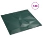 Wandpaneele 48 Stück XPS grüner Diamant 50x50 cm 12 m² von , Wandverkleidung - Ref: Foro24-356930, Preis: 121,93 €, Rabatt: %