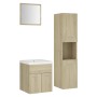 Juego de muebles de baño madera de ingeniería roble Sonoma de , Muebles de baño - Ref: Foro24-3071129, Precio: 205,99 €, Desc...