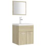 Sonoma Oak Engineered Wood Bathroom Furniture Set by , Bathroom furniture - Ref: Foro24-3071309, Price: 153,63 €, Discount: %