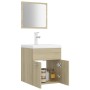 Sonoma Oak Engineered Wood Bathroom Furniture Set by , Bathroom furniture - Ref: Foro24-3071309, Price: 153,63 €, Discount: %