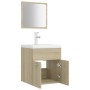 Sonoma Oak Engineered Wood Bathroom Furniture Set by , Bathroom furniture - Ref: Foro24-3071309, Price: 153,63 €, Discount: %