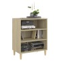 Aparador de madera contrachapada roble Sonoma 57x35x70 cm de , Aparadores - Ref: Foro24-806052, Precio: 40,99 €, Descuento: %