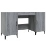 Escritorio de madera contrachapada gris Sonoma 140x50x75 cm de , Escritorios - Ref: Foro24-817553, Precio: 112,37 €, Descuent...