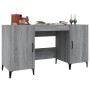 Escritorio de madera contrachapada gris Sonoma 140x50x75 cm de , Escritorios - Ref: Foro24-817553, Precio: 112,37 €, Descuent...