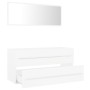 White plywood 2-piece bathroom furniture set by , Bathroom furniture - Ref: Foro24-804854, Price: 74,46 €, Discount: %