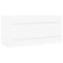 Juego de muebles de baño 2 pzas madera contrachapada blanco de , Muebles de baño - Ref: Foro24-804854, Precio: 74,46 €, Descu...