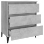 Concrete gray plywood sideboard 60x35x69 cm by , Sideboards - Ref: Foro24-806098, Price: 77,69 €, Discount: %