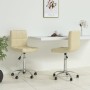 Swivel dining chairs 2 units synthetic cream leather by , dining chairs - Ref: Foro24-334347, Price: 118,01 €, Discount: %