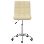 Swivel dining chairs 2 units synthetic cream leather by , dining chairs - Ref: Foro24-334347, Price: 118,01 €, Discount: %