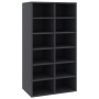 Gray plywood shoe cabinet 54x34x100.5 cm by , Shoe racks and shoe organizers - Ref: Foro24-800398, Price: 71,56 €, Discount: %