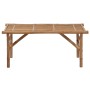 Folding garden bench with bamboo cushion 118 cm by , garden benches - Ref: Foro24-3063870, Price: 75,99 €, Discount: %