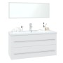 Conjunto de muebles de baño madera contrachapada blanco de , Muebles de baño - Ref: Foro24-3152853, Precio: 290,36 €, Descuen...