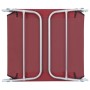 Folding sun loungers, 2 units, red steel and fabric by , Loungers - Ref: Foro24-44301, Price: 84,76 €, Discount: %