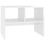 Side table made of glossy white plywood 60x40x45 cm by , Side tables - Ref: Foro24-806711, Price: 34,99 €, Discount: %