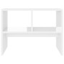 Side table made of glossy white plywood 60x40x45 cm by , Side tables - Ref: Foro24-806711, Price: 34,99 €, Discount: %