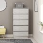 Sideboard with gray concrete plywood drawers 60x35x121 cm by , Sideboards - Ref: Foro24-801413, Price: 129,49 €, Discount: %