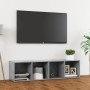 TV stand made of gray concrete plywood 142.5x35x36.5cm by , TV Furniture - Ref: Foro24-805547, Price: 68,67 €, Discount: %