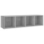 TV stand made of gray concrete plywood 142.5x35x36.5cm by , TV Furniture - Ref: Foro24-805547, Price: 68,67 €, Discount: %