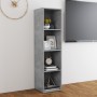 TV stand made of gray concrete plywood 142.5x35x36.5cm by , TV Furniture - Ref: Foro24-805547, Price: 68,67 €, Discount: %