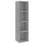 TV stand made of gray concrete plywood 142.5x35x36.5cm by , TV Furniture - Ref: Foro24-805547, Price: 68,67 €, Discount: %