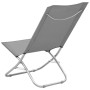 Klappbare Strandkörbe 2 Einheiten grauer Stoff von , Gartenstühle - Ref: Foro24-310377, Preis: 71,79 €, Rabatt: %