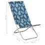 Klappbare Strandkörbe 2 Stück Stoff mit Blattdruck von , Gartenstühle - Ref: Foro24-310382, Preis: 74,05 €, Rabatt: %