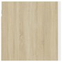 White and Sonoma oak wall-mounted living room furniture 30.5x30x30 cm by , TV Furniture - Ref: Foro24-804496, Price: 35,47 €,...