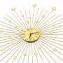 Gold metal wall clock 70 cm by vidaXL, Wall clocks - Ref: Foro24-283862, Price: 71,62 €, Discount: %