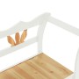 Solid white fir wood bench 107x45x75.5 cm by vidaXL, Benches for halls and storage - Ref: Foro24-351774, Price: 152,99 €, Dis...