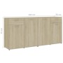 Sideboard aus Sonoma-Eichenholzwerkstoff, 160 x 36 x 75 cm von , Sideboards - Ref: Foro24-3054774, Preis: 199,25 €, Rabatt: %