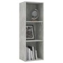 Estantería de 3 niveles contrachapada gris hormigón 40x30x114cm de , Librerías y estanterías - Ref: Foro24-800940, Precio: 71...