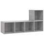 Set de muebles de salón 2 pzas madera ingeniería gris hormigón de , Muebles TV - Ref: Foro24-3079803, Precio: 86,39 €, Descue...