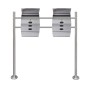 Set of 2 mailboxes with stainless steel support by , mailboxes - Ref: Foro24-271747, Price: 129,17 €, Discount: %