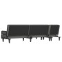 L-förmiges Schlafsofa aus dunkelgrauem Stoff, 260 x 140 x 70 cm von , Sofas - Ref: Foro24-3157273, Preis: 387,88 €, Rabatt: %