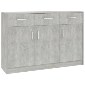 Betongraues Sperrholz-Sideboard 110x30x75 cm von , Sideboards - Ref: Foro24-800706, Preis: 149,11 €, Rabatt: %