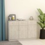 Concrete gray plywood sideboard 110x30x75 cm by , Sideboards - Ref: Foro24-800706, Price: 149,11 €, Discount: %