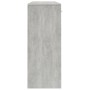 Aparador de madera contrachapada gris hormigón 110x30x75 cm de , Aparadores - Ref: Foro24-800706, Precio: 149,11 €, Descuento: %