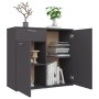 Gray plywood sideboard 80x36x75 cm by , Sideboards - Ref: Foro24-805772, Price: 109,99 €, Discount: %