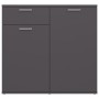 Gray plywood sideboard 80x36x75 cm by , Sideboards - Ref: Foro24-805772, Price: 109,99 €, Discount: %