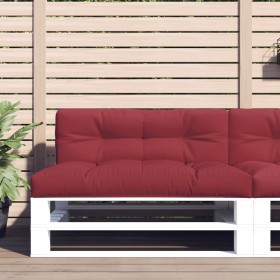 Red fabric pallet sofa cushion 120x40x12 cm by , Cushions for chairs and sofas - Ref: Foro24-315245, Price: 21,99 €, Discount: %