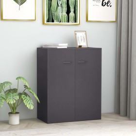 Gray plywood sideboard 60x30x75 cm by , Sideboards - Ref: Foro24-800731, Price: 58,24 €, Discount: %