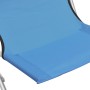 Folding beach chairs 2 units blue fabric by , Garden chairs - Ref: Foro24-310374, Price: 69,60 €, Discount: %