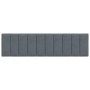 Dark gray velvet padded bed headboard 180 cm by , Headboards and footboards - Ref: Foro24-374682, Price: 61,35 €, Discount: %