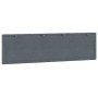 Dark gray velvet padded bed headboard 180 cm by , Headboards and footboards - Ref: Foro24-374682, Price: 61,35 €, Discount: %